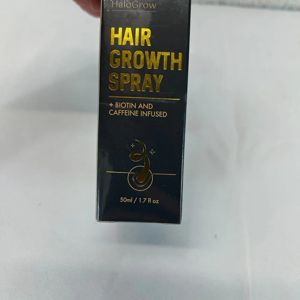 HaloGrow Hair Growth Spray 3 Pack Biotin and Caffeine Infused 50ml 1.7 fl oz NEW